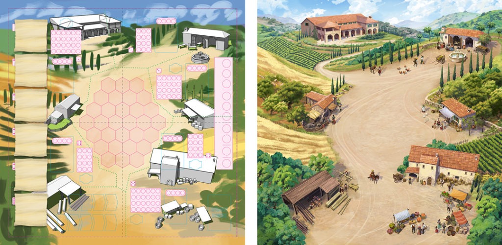 lagranja_gameboard-from-sketch-to-finish